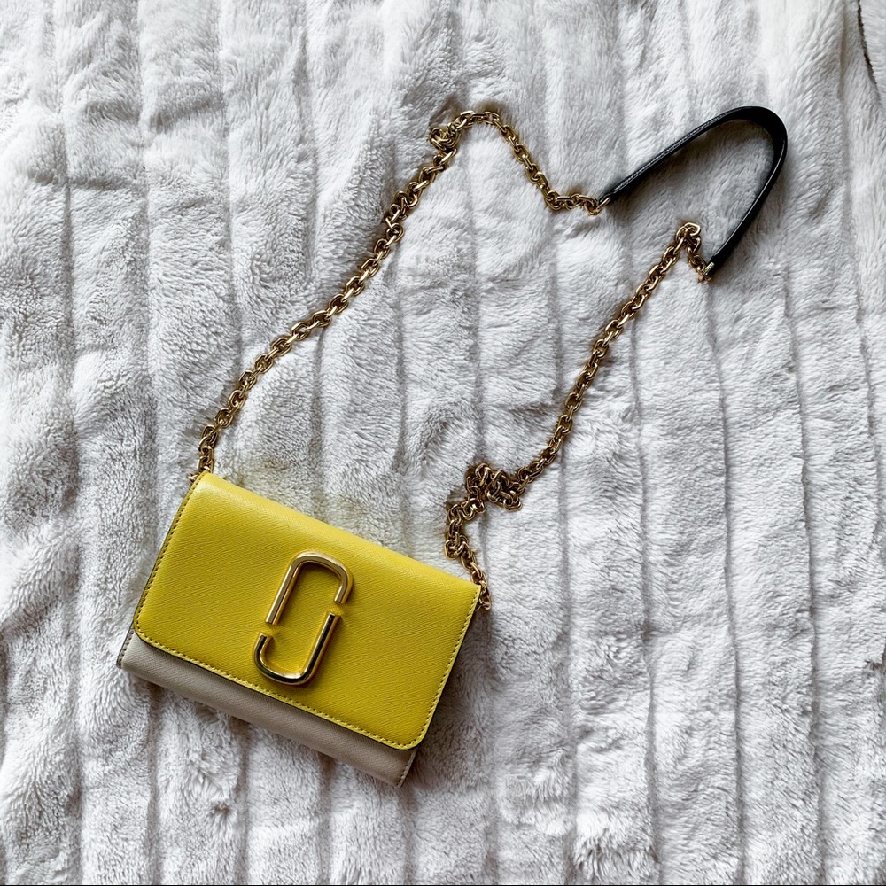 NWOT Marc Jacobs Snapshot Leather Chain Wallet